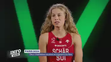 Deux triathlètes vaudois se joignent à la fête