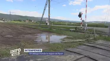 Un déluge inonde la région de Nyon