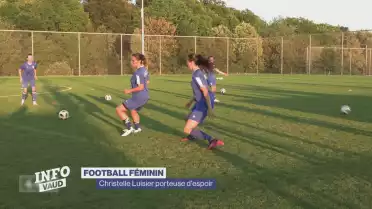 Le foot féminin a le soutien de Christelle Luisier