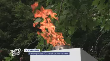 La vasque olympique de retour à Lausanne