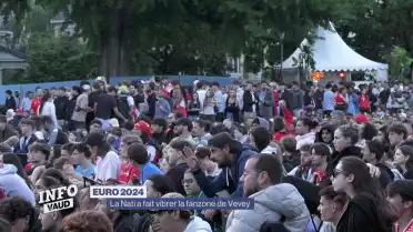La Nati fait vibrer la fanzone de Vevey