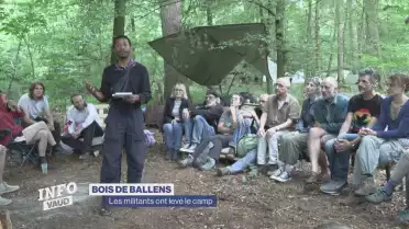 Bois de Ballens: les militants ont levé le camp