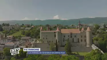 Au cœur du chantier de restauration du Château de Grandson