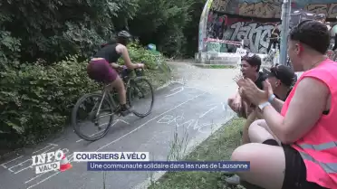 Coursiers à vélo : une communauté solidaire