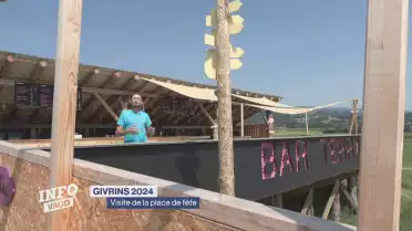 Visite de la place de fête de Givrins 2024