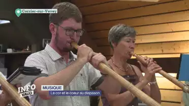 Christofer Borloz: le cor des alpes et le coeur au diapason