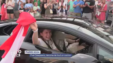 Zoé Claessens, accueillie comme une héroïne