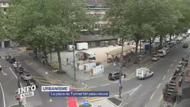 La place du Tunnel fait peau neuve