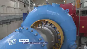 L&#039;hydroélectrique turbine à Bex
