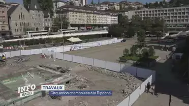 Circulation chamboulée à la Riponne