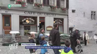 8000 signatures pour sauver le Café du Grütli