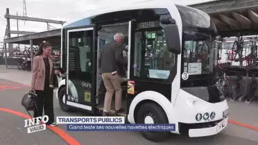 Gland teste ses nouvelles navettes électriques