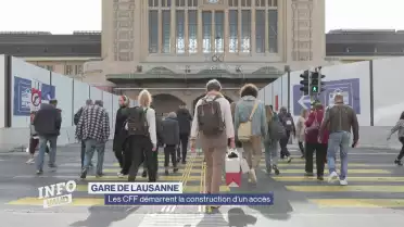 Les CFF débutent la construction d&#039;un accès à Lausanne