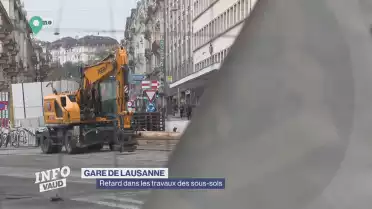 Retard dans pour les sous-sols de la place de la Gare