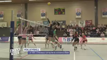 Le VBC Cheseaux arrache la victoire à Bâle