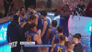 Vevey Riviera basket relégué en 1e ligue