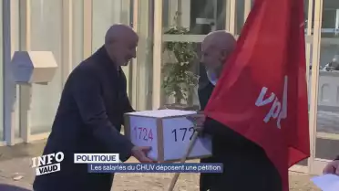 Les salariés du CHUV déposent une pétition