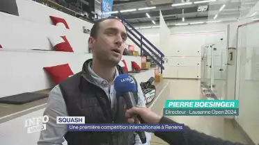 Une première compétition internationale de squash à Renens
