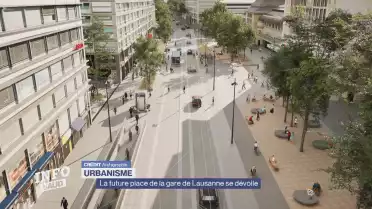 La future place de la Gare de Lausanne se dévoile