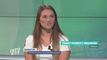 En wingfoil, Cindy Robert-Mauron finit dans le top 10