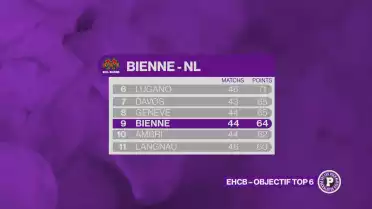 Sprint final pour le HC Bienne