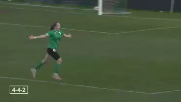 Yverdon Sport féminin proche du but