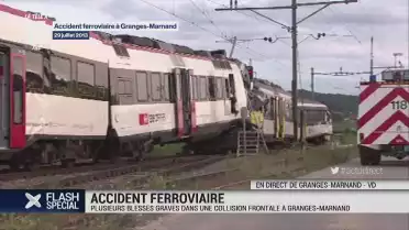 Accident ferroviaire à Granges-Marnand - 29 juillet 2013