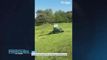 Golf: le parcours de Pont-la-Ville soigné