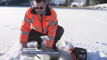 Lac noir : attention à ne pas briser la glace