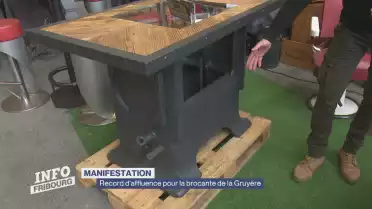 Record d&#039;affluence pour la brocante de la Gruyère