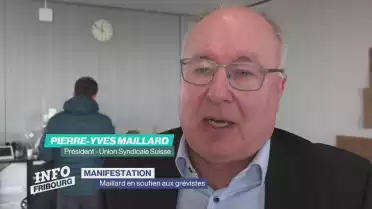 Maillard en soutien aux grévistes