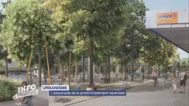 L&#039;esplanade de la poste totalement repensée