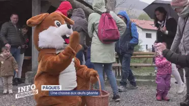 Chasse aux œufs géante à Grandvillard