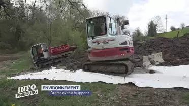 Évacuation de déchets terminée à Vuippens