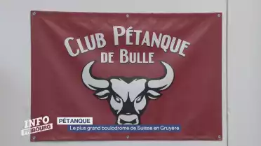 Le plus grand boulodrome de Suisse en Gruyère
