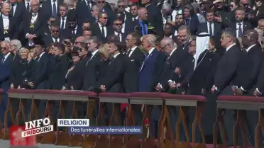 Des fribourgeois présents aux funérailles du pape