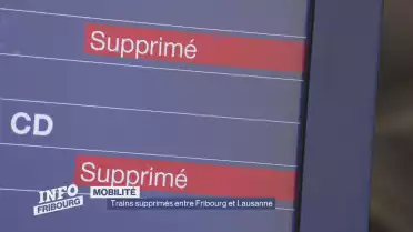 Trains perturbés entre Fribourg et Lausanne