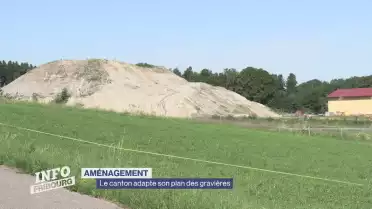 Le canton adapte son plan des gravières