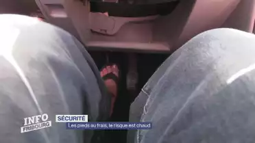 En voiture, les pieds au frais