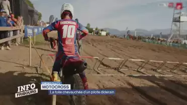 Luca Diserens, champion de Suisse de motocross MX2