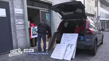 Le grève se prépare à Fribourg