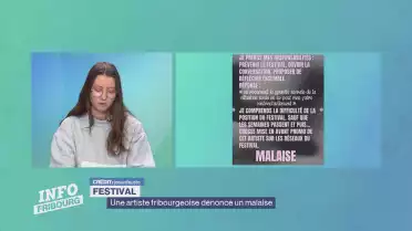 Une artiste fribourgeoise dénonce un malaise en festival