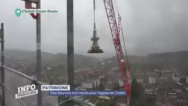 La rénovation de l&#039;église de Châtel-St-Denis en bonne voie