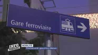 Prochain arrêt : gare d'Avry-Matran !
