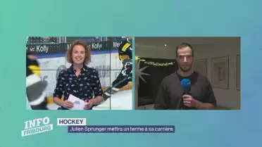 Hockey: Julien Sprunger range les patins