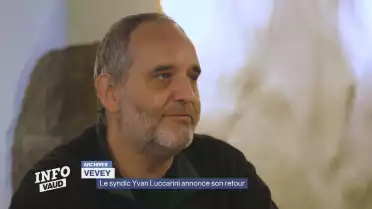 Le syndic de Vevey Yvan Luccarini annonce son retour
