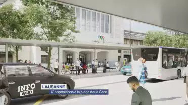 17 oppositions à la place de la Gare de Lausanne