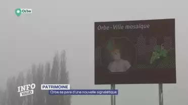 Orbe se pare d&#039;une nouvelle signalétique touristique