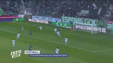 Coup de frein pour le Lausanne-Sport