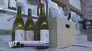 Bouteilles lavables: premier bilan encourageant